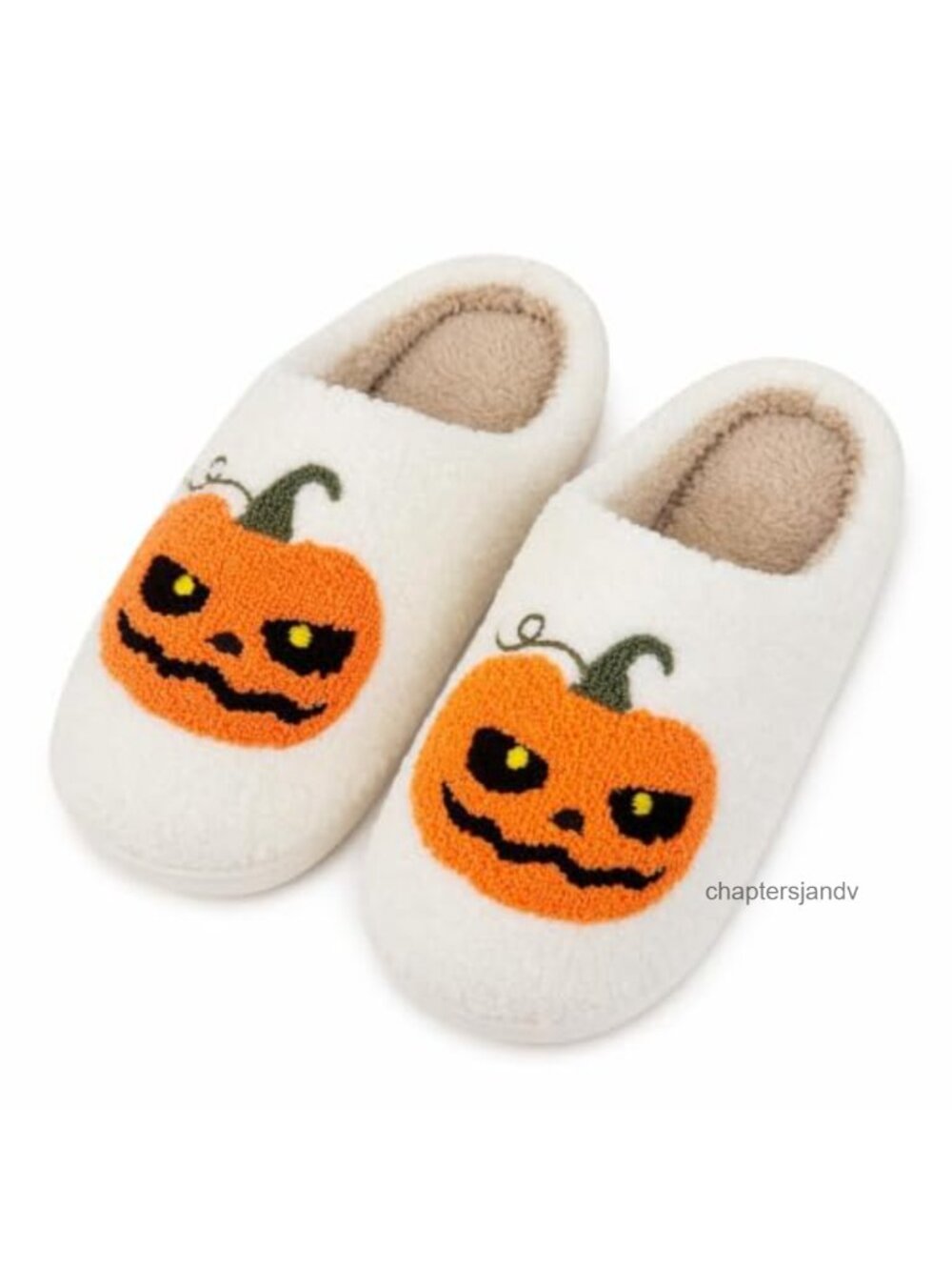 Fuzzy Happy Face Slippers Memory Foam Cozy House Shoes Women